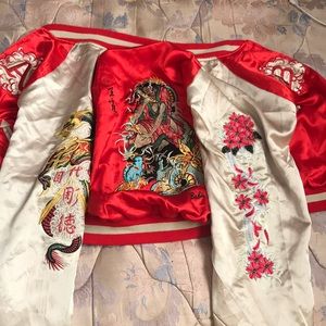 Floral vintage cultural jacket